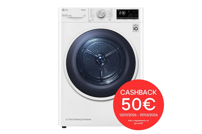 Foto frontale asciugatrice RH90V9AVHN con cashback